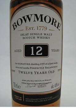 ボウモア 12年 ウイスキー　40％　700ml 4本箱あり ジョニーウォーカー ボウモア12年 グラス付BOX 40度 700ml